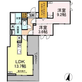 DiosPersimmon長泉 I棟【2階】の間取り