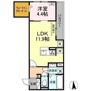 (仮)沼津市富士見町PJ【1階】の間取り