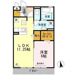 アネックス3号棟【1階】の間取り