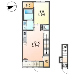 メゾン・ココ岩波【2階】の間取り