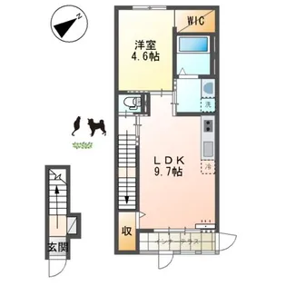 メゾン・ココ岩波【2階】の間取り