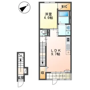 メゾン・ココ岩波【2階】の間取り