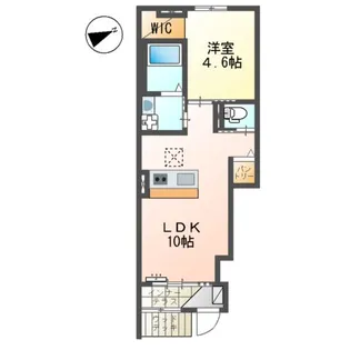 メゾン・ココ岩波【1階】の間取り