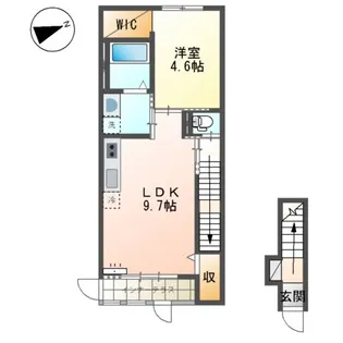 メゾン・ココ岩波【2階】の間取り