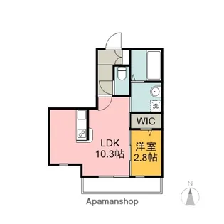 グランドゥール壱町田【2階】の間取り