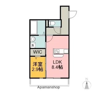 グランドゥール壱町田【1階】の間取り