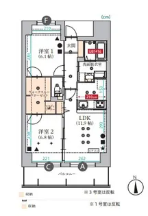 グラン トガリーゼ【10階】の間取り