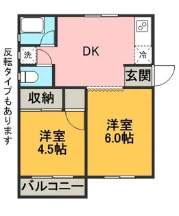 ファミール塚口【102号室】の間取り