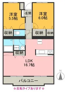 アンビシオン【3階】の間取り
