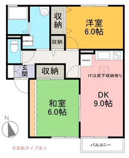 セジュール中丸【2階】の間取り