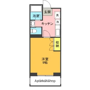 小坂マンション【4階】の間取り