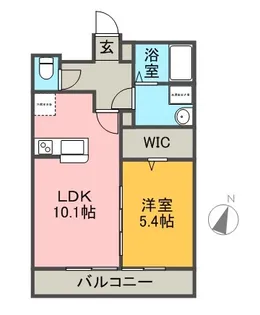 メルキオール【4階】の間取り