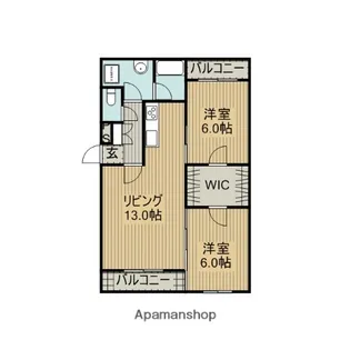 リーラコート【2階】の間取り