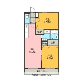サンリーブノア【1階】の間取り