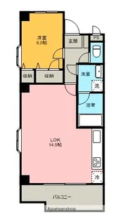 ルインズⅡ【301号室】の間取り
