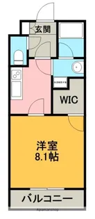 FOUR SEASONS【106号室】の間取り