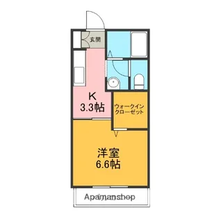 スウィートエンジェルⅡ【1階】の間取り