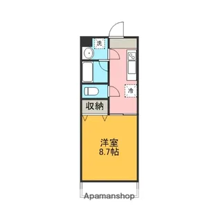 ジュネスⅡ【103号室】の間取り