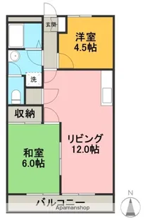 ストーンパレス【2階】の間取り