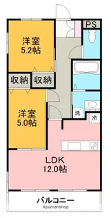イーストコート【201号室】の間取り
