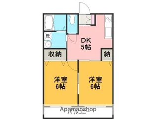 アンダール末広【202号室】の間取り