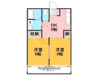 アンダール末広【2階】の間取り
