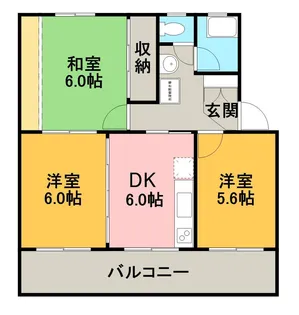 土屋ハウスⅠ【303号室】の間取り