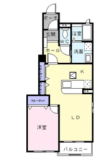 花遊 弐番館【1階】の間取り