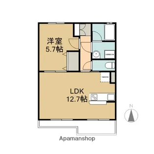 アクエリアスステージ【3階】の間取り