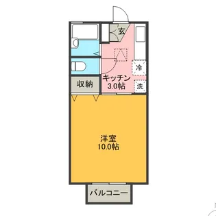 ジュネス92【2階】の間取り