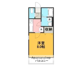 メゾンカナメ【1階】の間取り