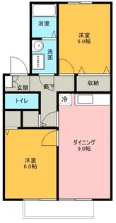 エトワールK【2階】の間取り