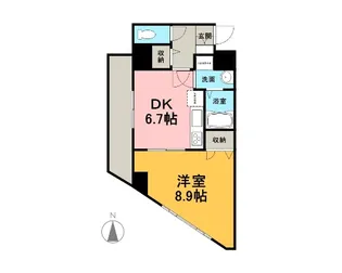 サンビルド I.S.【3階】の間取り