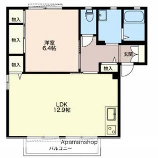 セレス富士岡【2階】の間取り