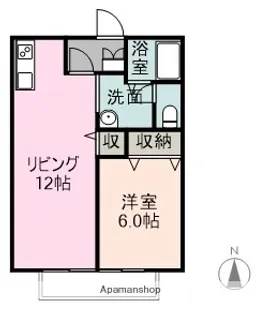 コートアラミダ【1階】の間取り