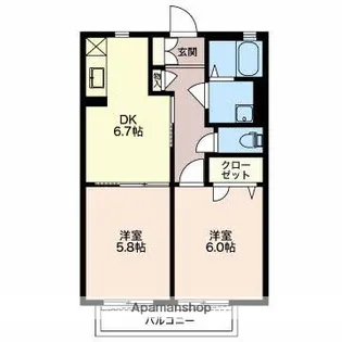 アトリオ【2階】の間取り