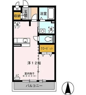 セジュール北島【2階】の間取り