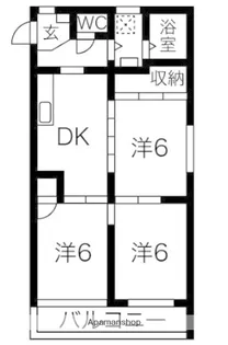 ルネッサファミーユ【4階】の間取り
