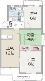 エスポワール【1階】の間取り