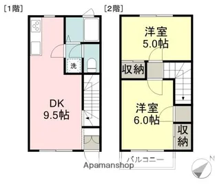 ヴィラ・ラフィーネ【1階】の間取り