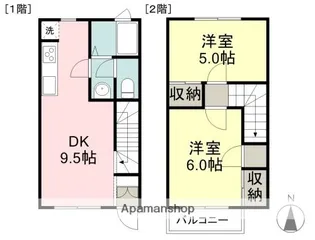 ヴィラ・ラフィーネ【1階】の間取り