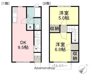 ヴィラ・ラフィーネ【1階】の間取り