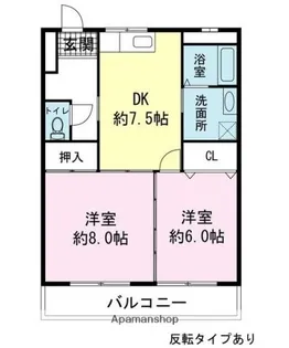 ロイヤルプラザ大岡【3階】の間取り