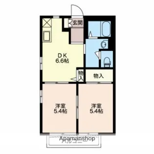 FELICE【B103号室】の間取り