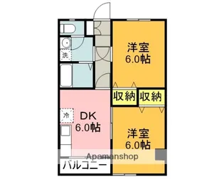 VILLADEジュピタ【A102号室】の間取り