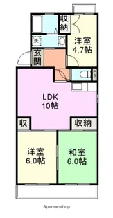 ルマ・インダ【402号室】の間取り