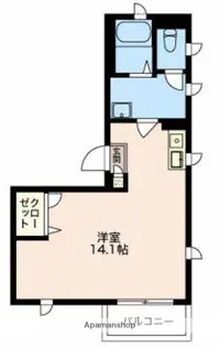 壱番館【3階】の間取り