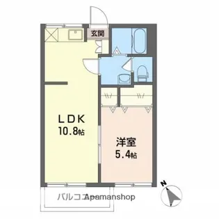 コーポ・サトウ【2階】の間取り