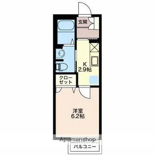 フレグランス住慎5【1階】の間取り