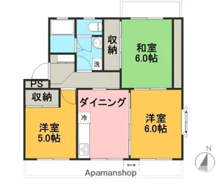 リベール・オオバラ【3階】の間取り